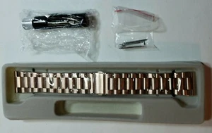 Apple Watch Armband Edelstahl Ersatzarmband Kupfer Roségold Verstellbar  - Bild 1 von 4