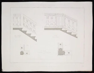 Architectural Engraving Staircase Of A House Rue Du Coq St-Jean In Paris (24) - Picture 1 of 1