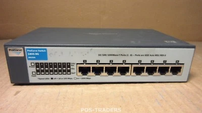 HP J9029A  ProCurve Switch 1800-8G 8-Port Gigabit 1000 Fanless Switch EXCL PSU - Bild 1 von 3