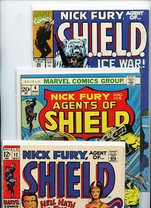 Nick Fury Agent of Shield #12, #4, and #28 Marvel Comics Lot of 3 Books XV - Picture 1 of 7