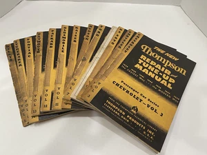 Vintage 1939-1948 Thompson Repair & Tune-up Shop Car Manuals Lot 13 of 16 *READ* - Bild 1 von 12