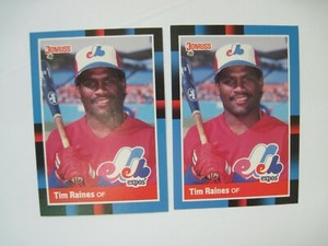 EXPOS ERROR CARDS Border & Text Variations Your pick Singles 1988 & 1991 Donruss