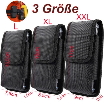 Universal Smartphone Handy Schutz Hülle Gürtel Tasche Outdoor Vertikal L XL XXL - Bild 1 von 4