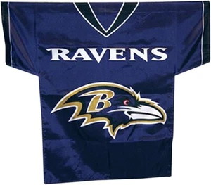 Baltimore Ravens Jersey Flag 34x30 2 Sided Banner USA SHIPPING - Picture 1 of 1