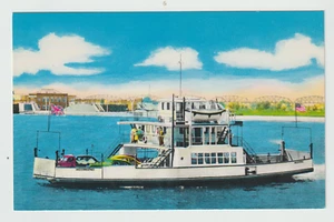 Postal cromada sin usar International Ferry Agoming Sault Ste Marie Ontario - Imagen 1 de 2