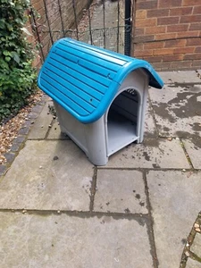 OUTDOOR INDOOR GARDEN PET STRONG DOG ANIMAL SHELTER PLASTIC KENNEL HOUSE - Picture 1 of 4