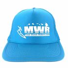 Maui Wave Rider Cap Surf Hawaii Mwr Logo Mesh Foam Snapback Baseball Trucker Hat