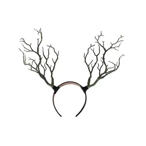 FRCOLOR Antler Headband Deer Antlers Tree Branch Headpiece Fairy Witch Elk Ho... - Picture 1 of 9