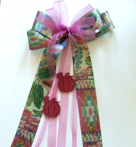 Schleife für den Herbst für Türkranz Geschenkeschleife Türkranzdeko beere - Bild 1 von 2