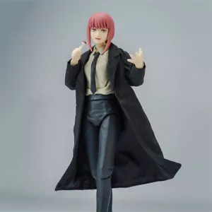 Abrigo con cable 1/12 ropa cortavientos para figura muñeca Figma Makima Sodier - Imagen 1 de 10