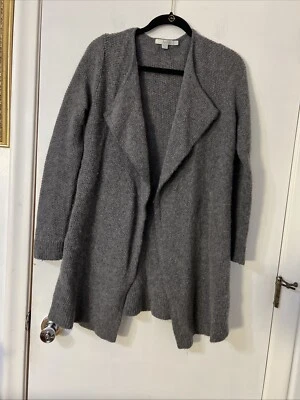 Cárdigan Boden Largo Frente Abierto Gris Suéter Mezcla Lana Talla 6 Manga Larga Foto 1 de 4