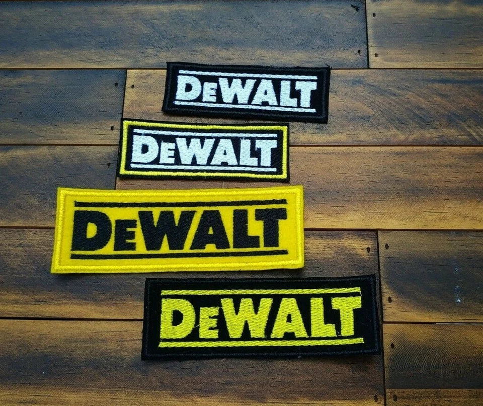 DeWalt Sale Patch Iron-On Tools Logo Applique Embroidered Patch DeWalt - Image 1 of 1