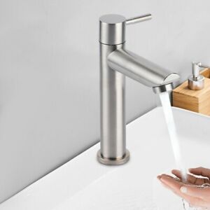 High Quality Silver Basin Sink Faucet Prevents Pollution Easy to Install