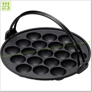 Ishigaki Sangyo Iron Casting Takoyaki Maker Pan 19 Holes New Japan - Picture 1 of 3