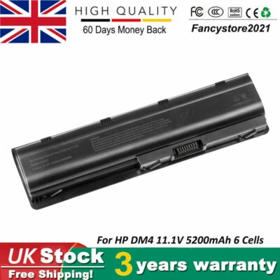 Battery CQ42 for HP Compaq Presario CQ62 CQ72 CQ56 Pavilion G6 DV7 DV6 Laptop UK - Image 1 of 4