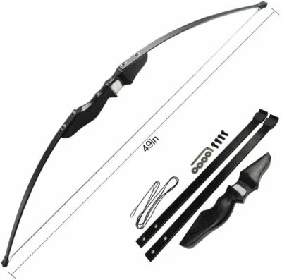 30/40LBS Takedown Recurve Bow Set Archery Arrows Target Right Hand Hunting Bow - Image 1 of 4