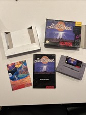 ActRaiser SNES Game Act Raiser Super Nintendo Tested Box CIB Rare Complete