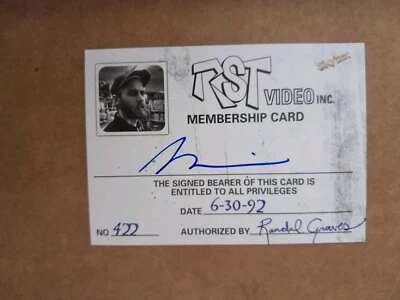 Scott Mosier RST Video Autograph Card A-MO Clerks Skybox Upper Deck 2016 - Image 1 of 2