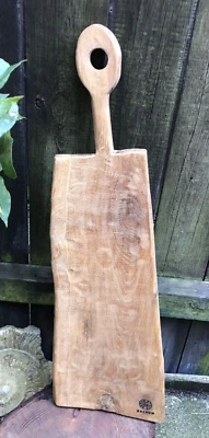 Rough Stuff  "Big Ronnie" oak wood chopping board 32" long HMP Prison hand made - Image 1 of 4