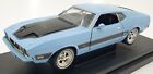 Ertl 1/18 Scale Diecast 33197 - 1973 Ford Mustang Mach 1 - Blue