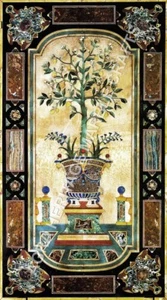 6'x3' Decorative Inlaid Design Marble Beautiful Hallway Dining Room Furniture - Picture 1 of 8