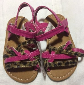Koala bambini 2 sandali rosa bambina leopardato vernice pelle bambino neonato bambino NUOVI - Foto 1 di 12