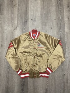 90's chalk line スタジャン NHL ロサンゼルス キングス 売れ筋介護