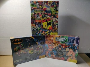 Aquarius BATMAN DC PUZZLES Set of 3 (CosBman1726) - Picture 1 of 16