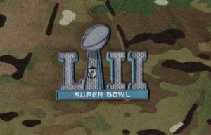 Parche de camiseta de hierro Super Bowl Lii 52 U.S Bank Stadium Eagles v. Patriots SB 52 - Imagen 1 de 1