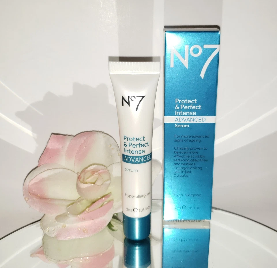 Boots No 7 No7 Protect & Perfect ИНТЕНСИВНАЯ ПРОДВИНУТАЯ сыворотка для красоты 1 унц - Изображение 1 из 1
