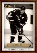 2006-07 Upper Deck Beehive Wood Joe Sakic #75