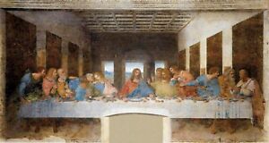 Da Vinici - The Last Supper - 50cmX84cm Decor Canvas Art Print Poster Unframed