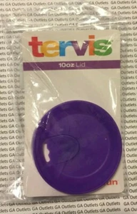 Tervis 10oz Tumbler Lid Replacement Drink Cup Top purple Travel Cap - Picture 1 of 3