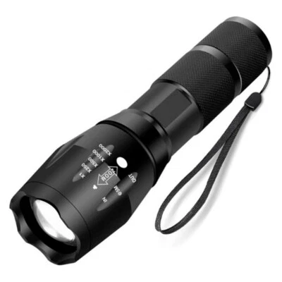Linterna LED Portátil con Zoom LED T6 XML DE 1200LM |  Resistente lluvia IP 65 - Imagen 1 de 4