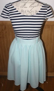 Hyfve SS A-Line Dress Sz S Multi-Color Zip Back Lined Skirt - Picture 1 of 10