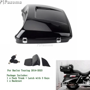 Paquete maletero y respaldo negro para Harley Street Glide Special FLHXS 2014-2023 - Imagen 1 de 11