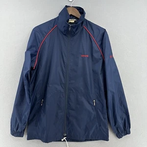 80s Adidas Full Zip Long Sleeve Track Wind Breaker Jacket Asian Characters VTG - Picture 1 of 11