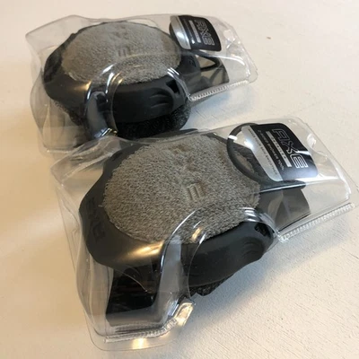 LOTE 2 - HACHA Detallador Puf Lavado Corporal de 2 Caras Esponja depuradora Negro/Gris Foto 1 de 4