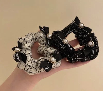 4x Cuerda para el cabello elegante soporte alto cola de caballo accesorios para el cabello Foto 1 de 2