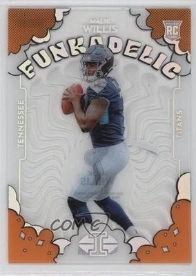 2022 Panini Illusions Funkadelic Orange Malik Willis #F-18 Rookie RC - Image 1 of 3