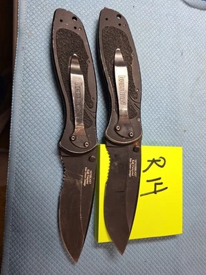 2 Kershaw BLUR KNIVES   Camping Fishing    Lot R14 - Image 1 of 4