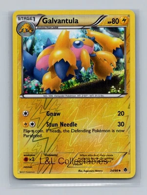 Galvantula #34/98 Reverse Holo Emerging Powers - Image 1 of 2