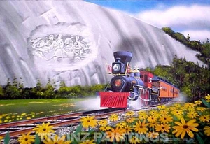 Impresión artística del ferrocarril de Robert West 461 The Generals - Firmada - Imagen 1 de 1