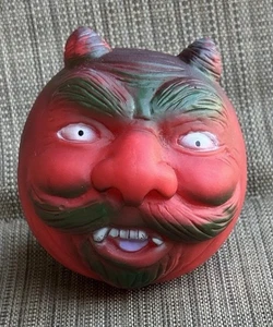 Giocattolo vintage My Crazy Balls Red Devil Knockoff Madballs anni 80 demone - Foto 1 di 7