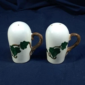 Metlox Poppytrail California Ivy Salt & Pepper Shaker Set (Salt Repaired Handle) - Picture 1 of 5