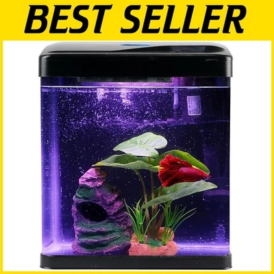 2 Gallon Nano Aquarium Starter Kit with Whisper Filter - Image 1 of 4