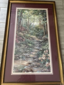 Lena Liu Waldtreppe signiert 906 von 3300 mattiert und gerahmt - Bild 1 von 12