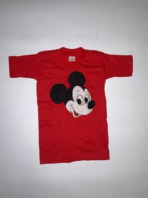 Camiseta De Colección Walt Disney Mickey Talla Mediana Puntada Única Hecha en EE. UU. Niños Foto 1 de 4