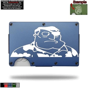 Individuelle JACK SMITH AMERICAN DAD Geldbörse mit Lasergravur - Wählen Sie eine Brieftaschenfarbe - Bild 1 von 11