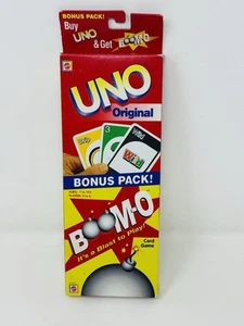 MATTEL UNO Boomo Boom-o Card BONUS PACK Game Rare Mattel Out of Print - Picture 1 of 4